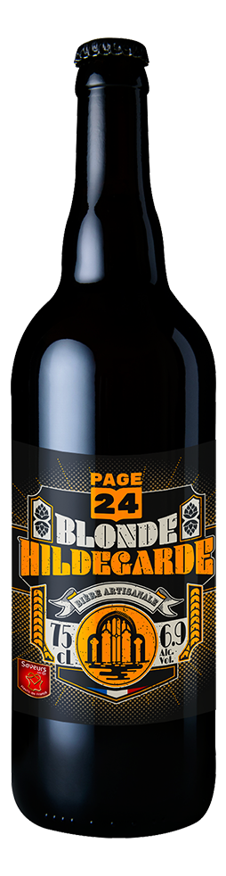 bière blonde hildegarde en 33 cl